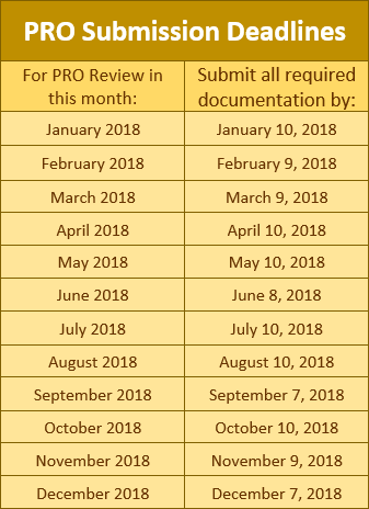 PROdeadlines